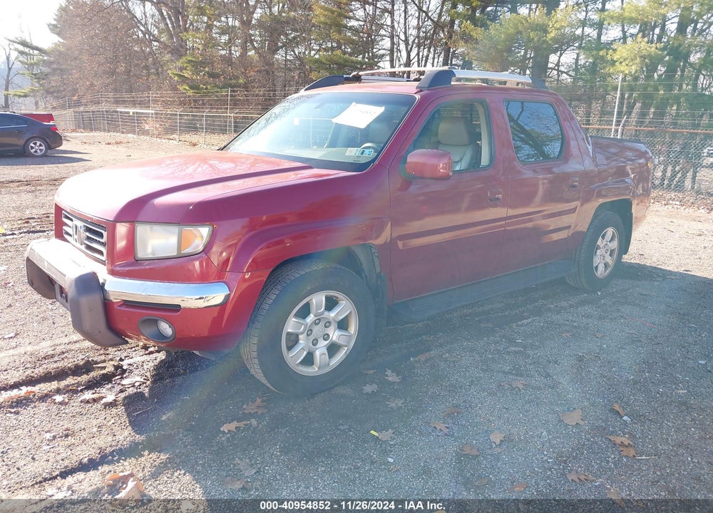 2006 HONDA RIDGELINE RTL VIN: 2HJYK165X6H504416
