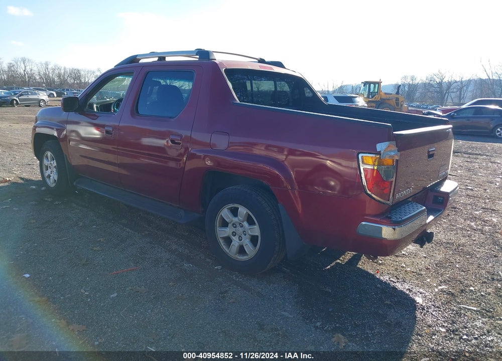 2006 HONDA RIDGELINE RTL VIN: 2HJYK165X6H504416