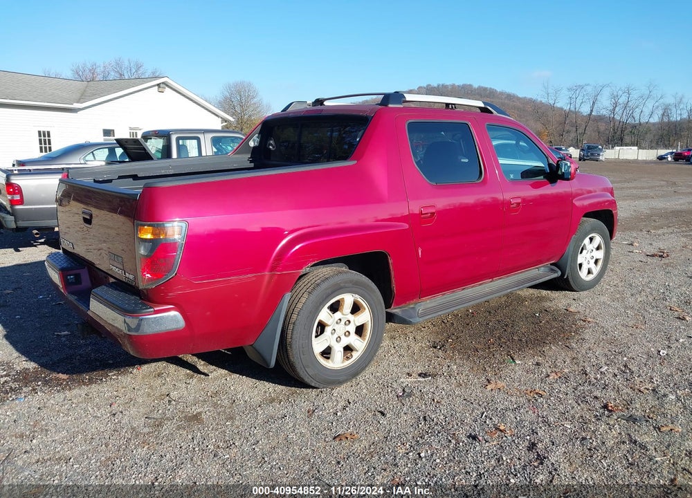 2006 HONDA RIDGELINE RTL VIN: 2HJYK165X6H504416