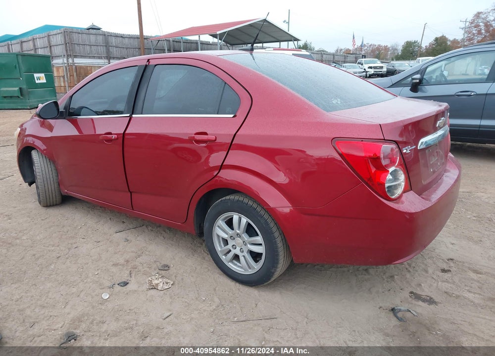 2013 CHEVROLET SONIC LT AUTO VIN: 1G1JC5SB7D4246560