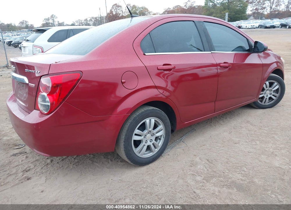 2013 CHEVROLET SONIC LT AUTO VIN: 1G1JC5SB7D4246560