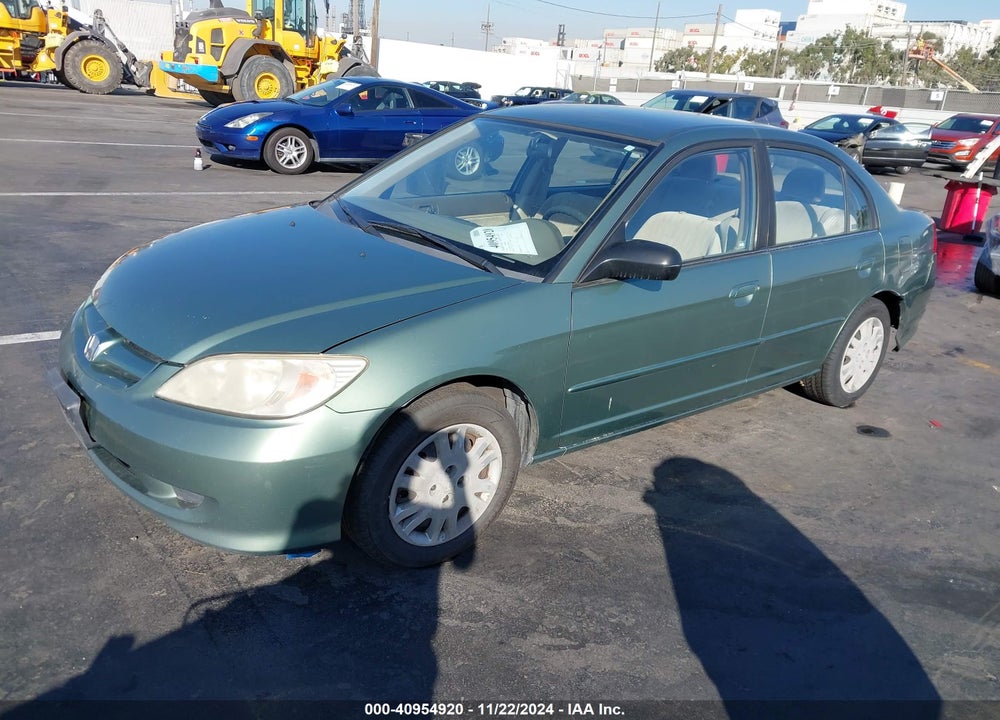 2004 HONDA CIVIC LX VIN: JHMES16584S000863