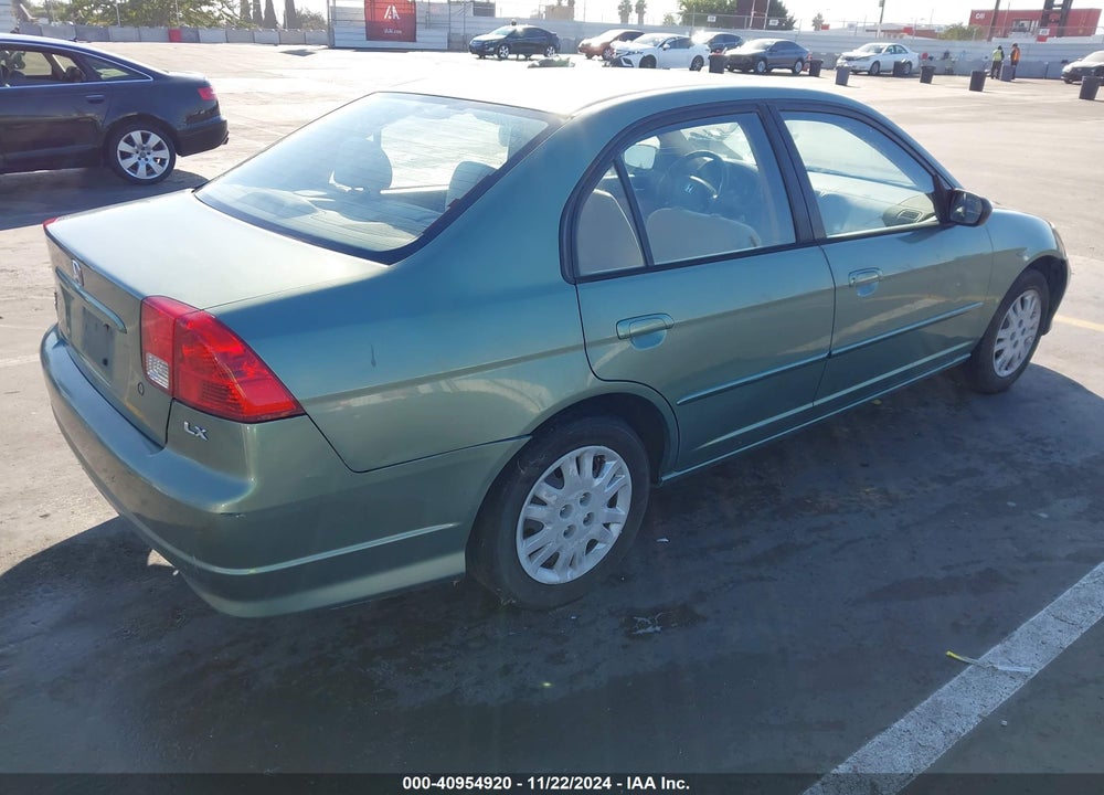 2004 HONDA CIVIC LX VIN: JHMES16584S000863