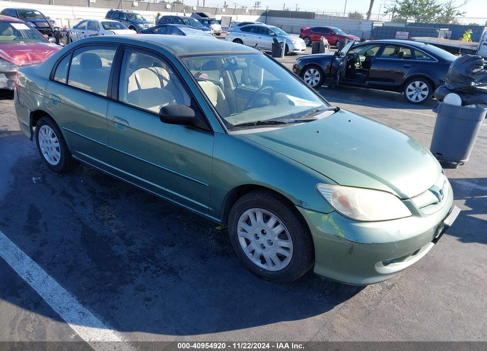 2004 HONDA CIVIC LX VIN: JHMES16584S000863