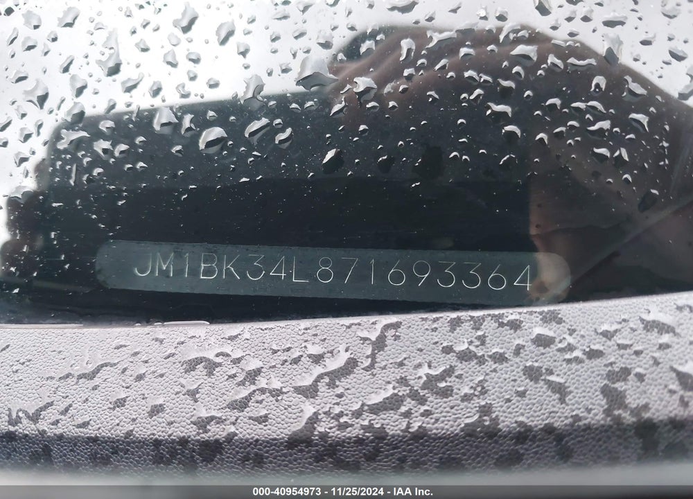 2007 MAZDA MAZDASPEED3 VIN: JM1BK34L871693364