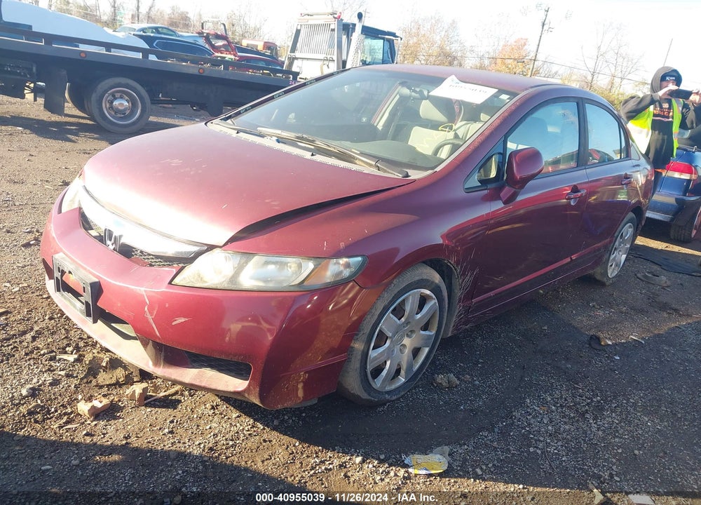 2010 HONDA CIVIC LX VIN: 19XFA1F52AE083259
