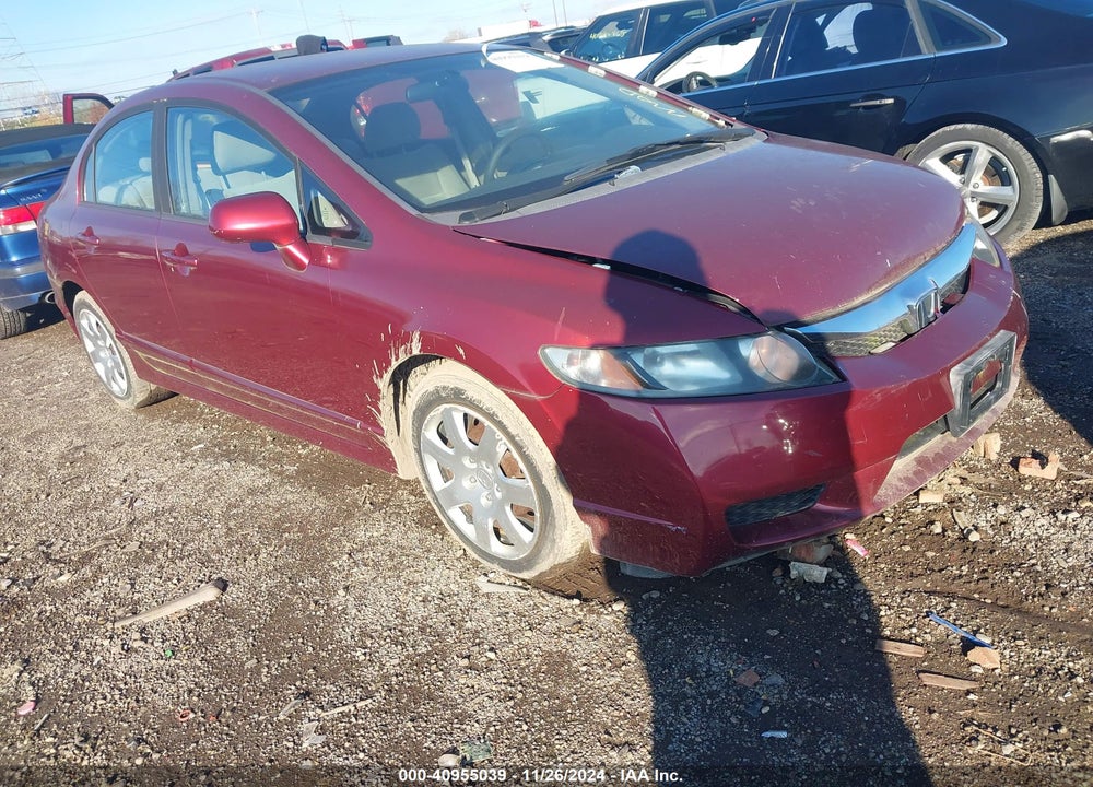 2010 HONDA CIVIC LX VIN: 19XFA1F52AE083259