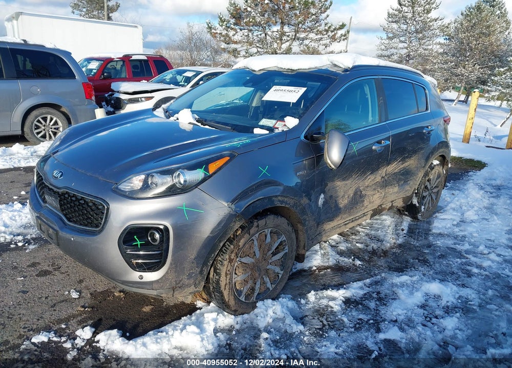 2018 KIA SPORTAGE EX VIN: KNDPNCAC6J7432806