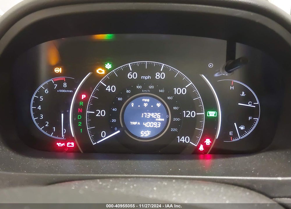 2013 HONDA CR-V EX-L VIN: 5J6RM4H7XDL064291
