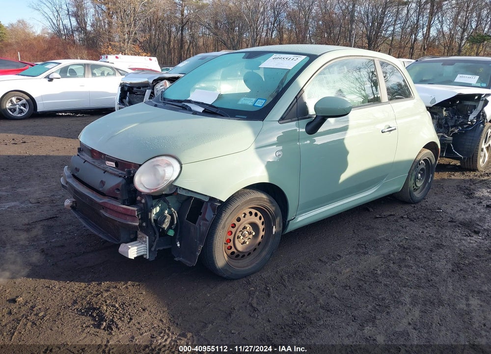 2012 FIAT 500 SPORT VIN: 3C3CFFBR1CT105832