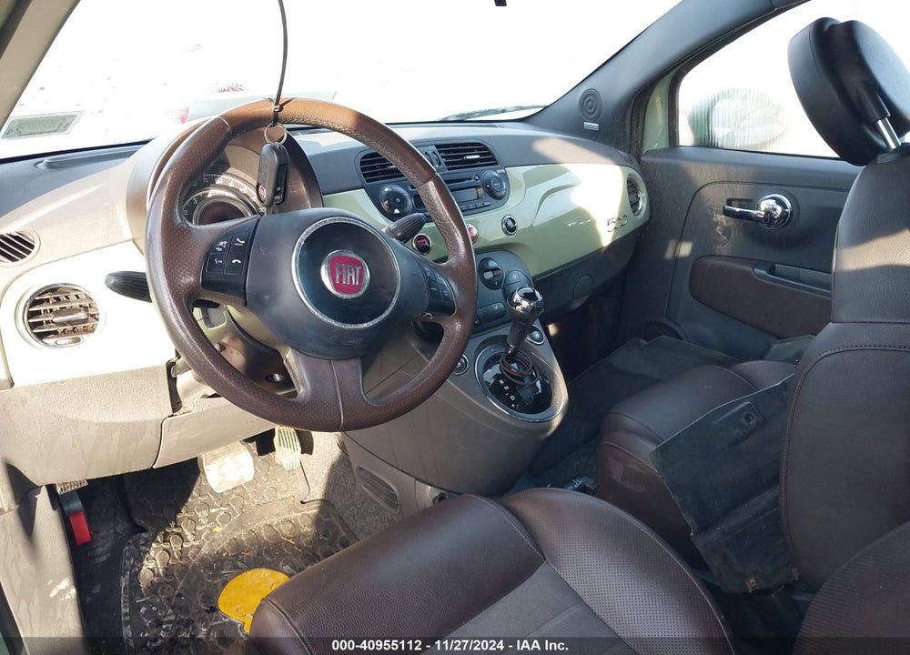 2012 FIAT 500 SPORT VIN: 3C3CFFBR1CT105832