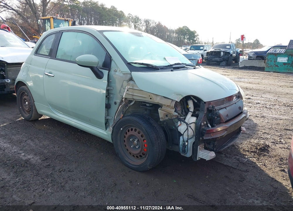 2012 FIAT 500 SPORT VIN: 3C3CFFBR1CT105832