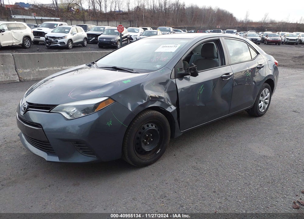 2016 TOYOTA COROLLA LE VIN: 5YFBURHEXGP387531