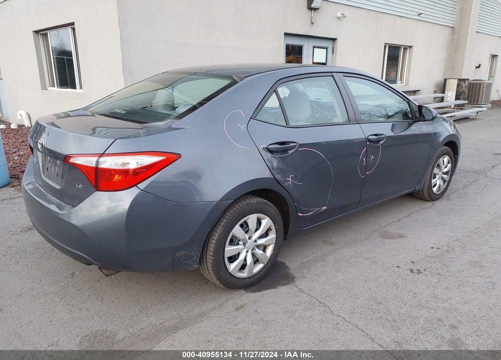 2016 TOYOTA COROLLA LE VIN: 5YFBURHEXGP387531