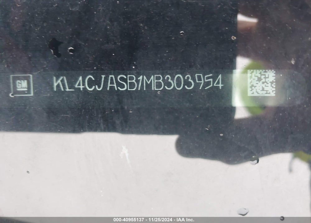 2021 BUICK ENCORE FWD PREFERRED VIN: KL4CJASB1MB303954