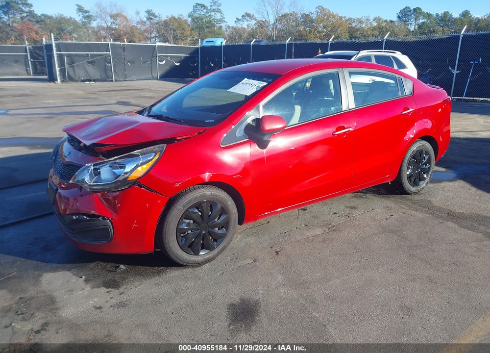 2013 KIA RIO LX VIN: KNADM4A37D6220225
