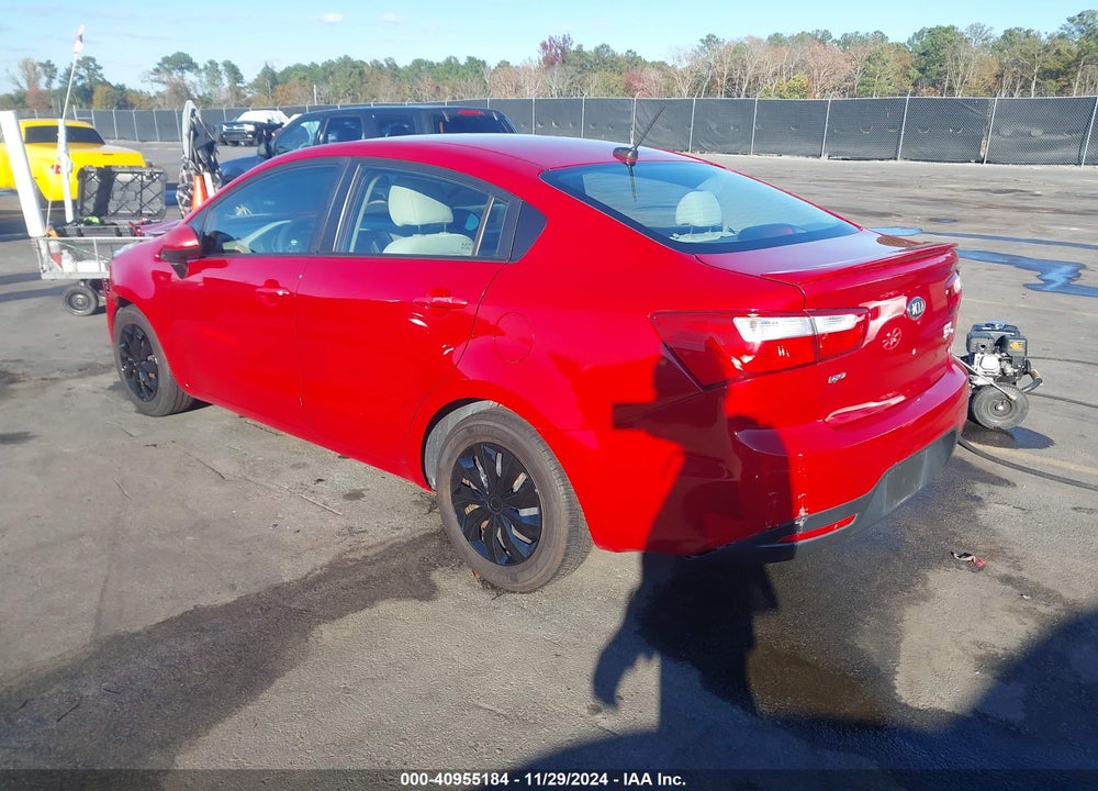 2013 KIA RIO LX VIN: KNADM4A37D6220225
