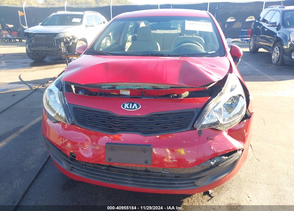 2013 KIA RIO LX VIN: KNADM4A37D6220225