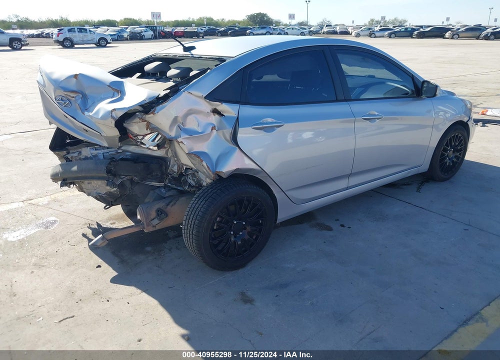 2013 HYUNDAI ACCENT GLS VIN: KMHCU4AEXDU573808