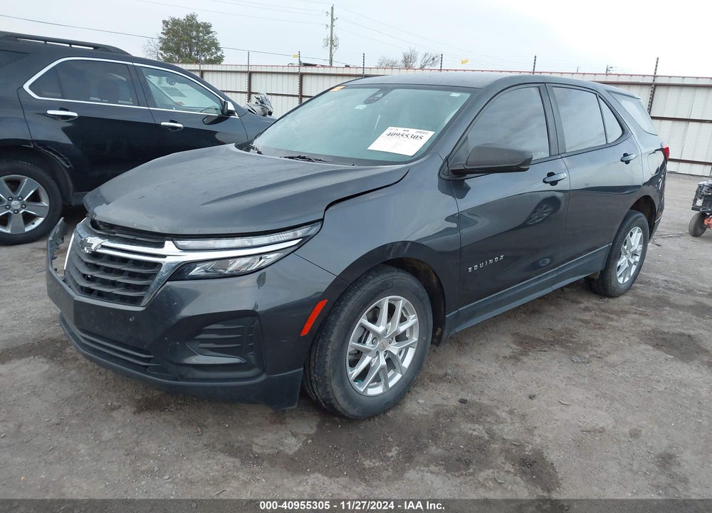 2022 CHEVROLET EQUINOX FWD LS VIN: 3GNAXHEV2NS209833