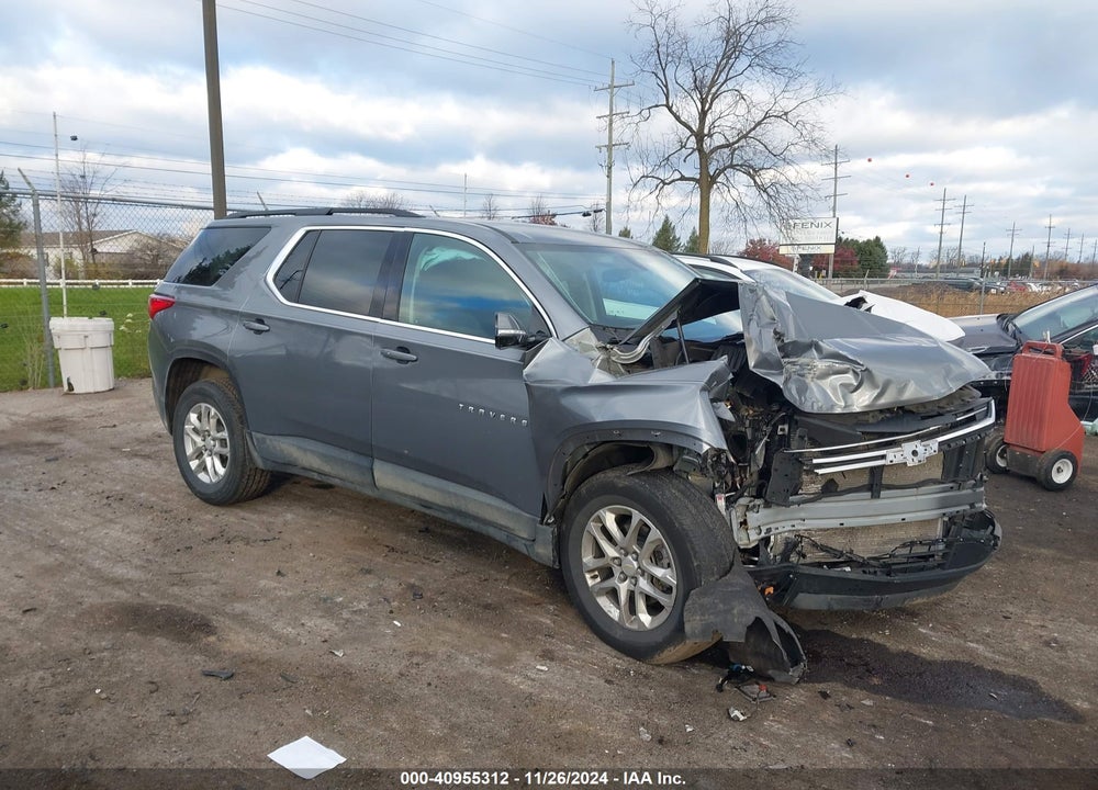 2021 CHEVROLET TRAVERSE FWD LT CLOTH VIN: 1GNERGKW9MJ102121