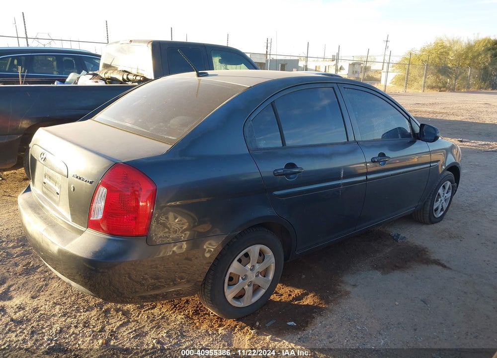 2011 HYUNDAI ACCENT GLS VIN: KMHCN4AC1BU613217