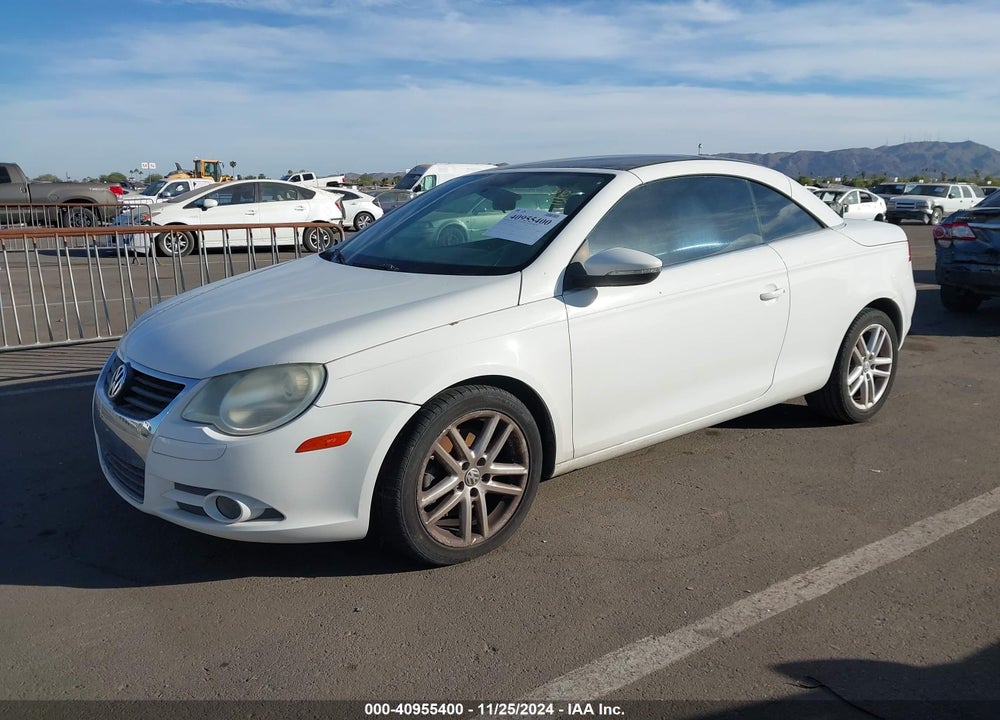 2009 VOLKSWAGEN EOS LUX VIN: WVWFA71F89V016644