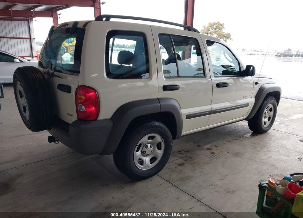 2004 JEEP LIBERTY SPORT VIN: 1J4GL48K64W289532