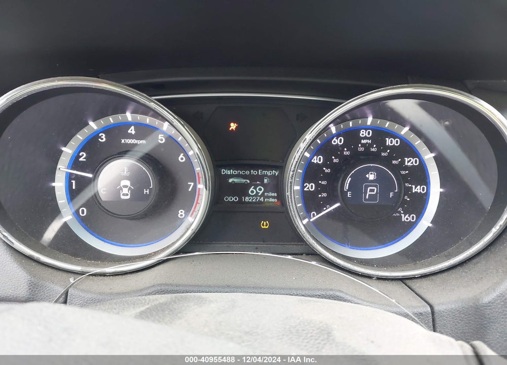 2011 HYUNDAI SONATA GLS VIN: 5NPEB4AC7BH007260