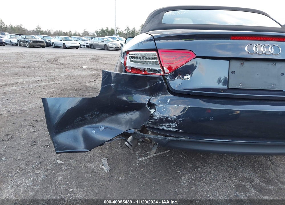 2013 AUDI A5 2.0T PREMIUM VIN: WAULFAFH3DN002944