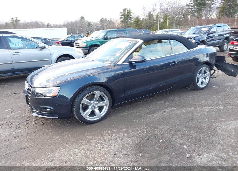 2013 AUDI A5 2.0T PREMIUM VIN: WAULFAFH3DN002944