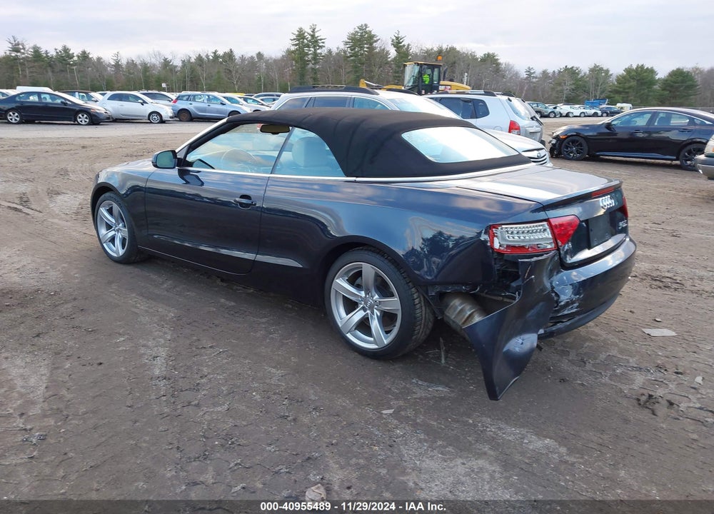 2013 AUDI A5 2.0T PREMIUM VIN: WAULFAFH3DN002944