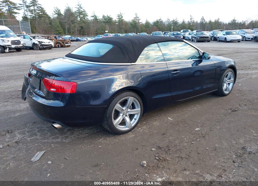 2013 AUDI A5 2.0T PREMIUM VIN: WAULFAFH3DN002944
