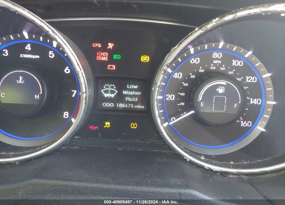 2011 HYUNDAI SONATA GLS VIN: 5NPEB4AC7BH183886