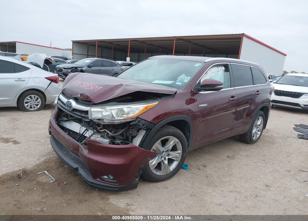 2014 TOYOTA HIGHLANDER HYBRID LIMITED VIN: 5TDDCRFH5ES004477