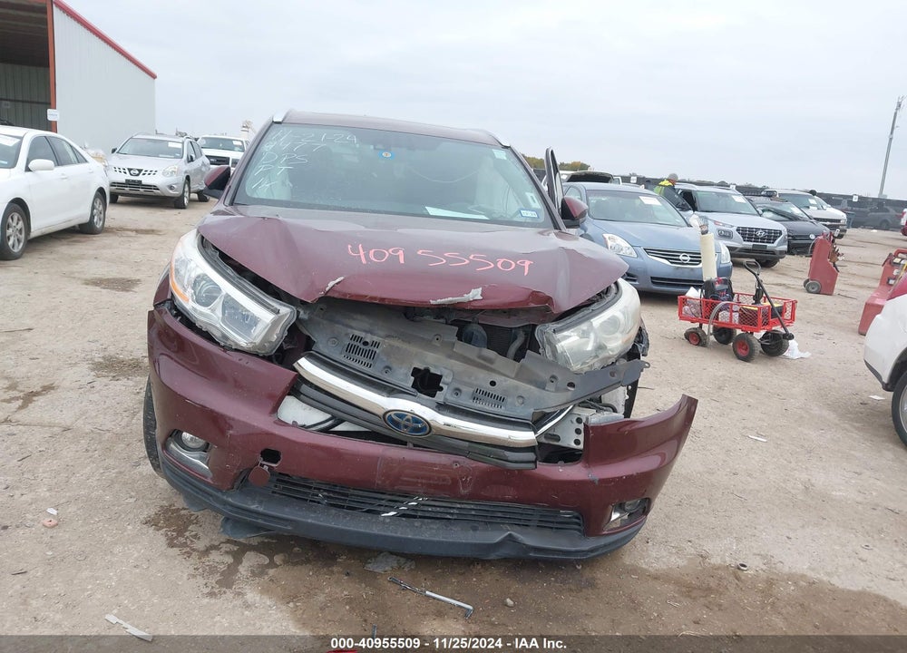 2014 TOYOTA HIGHLANDER HYBRID LIMITED VIN: 5TDDCRFH5ES004477