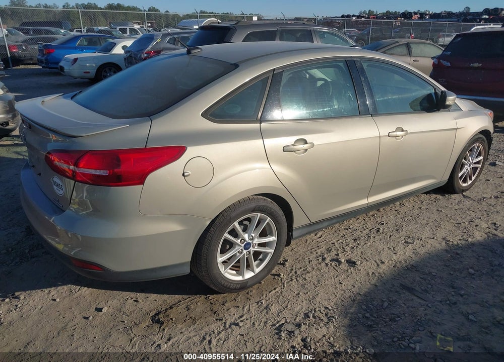 2015 FORD FOCUS SE VIN: 1FADP3F2XFL238118