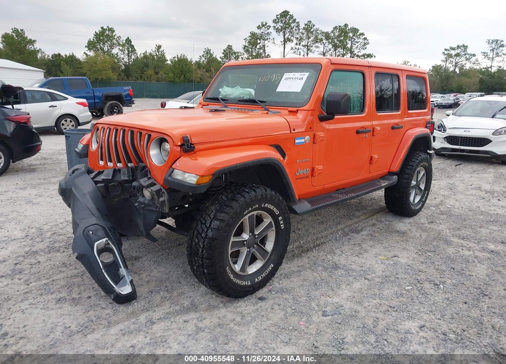 2020 JEEP WRANGLER UNLIMITED SAHARA VIN: 1C4HJXEN8LW231131