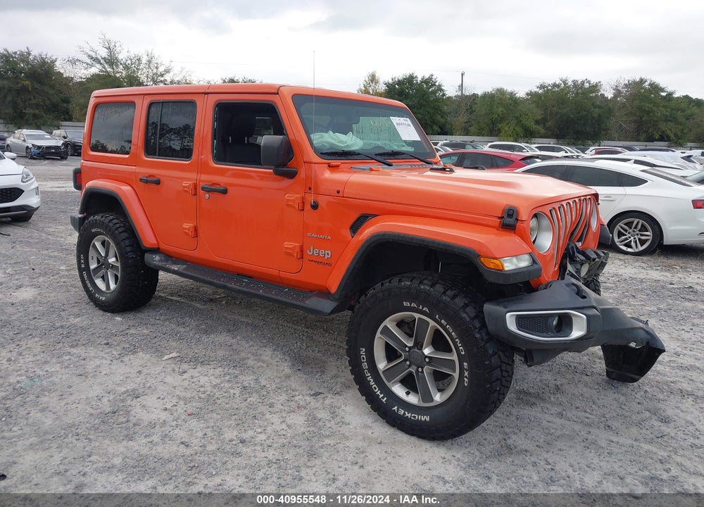 2020 JEEP WRANGLER UNLIMITED SAHARA VIN: 1C4HJXEN8LW231131