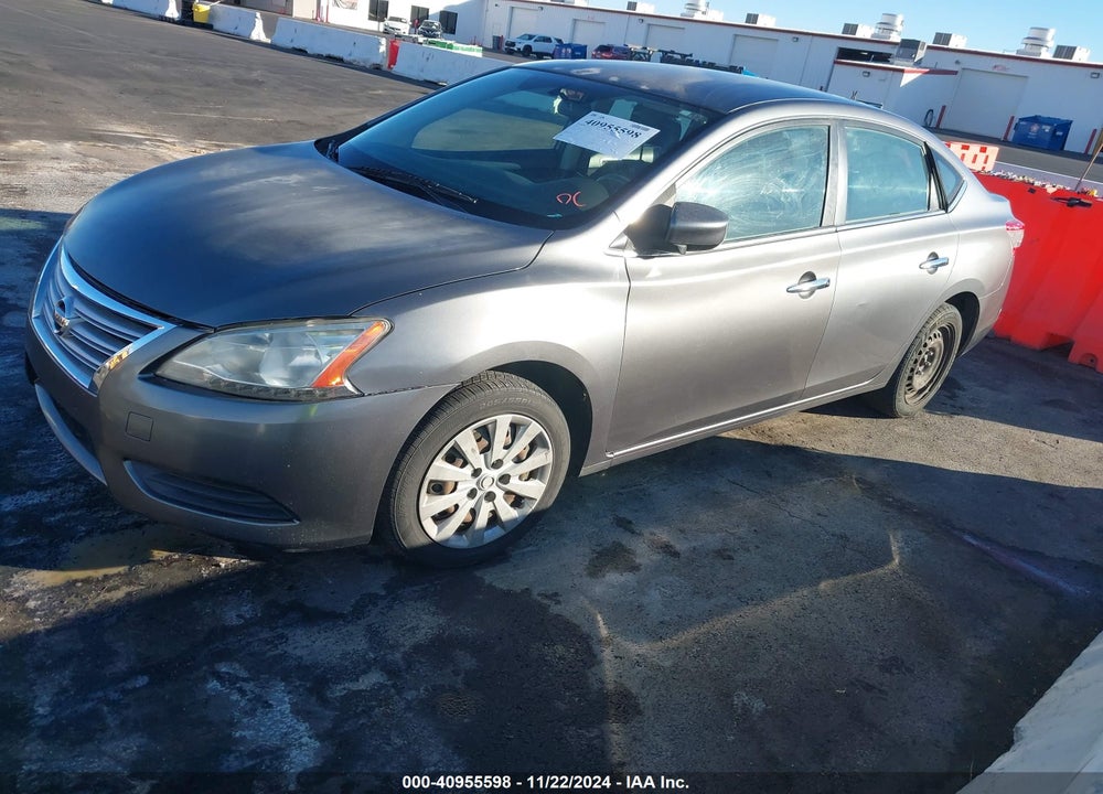 2015 NISSAN SENTRA S VIN: 3N1AB7APXFY383868