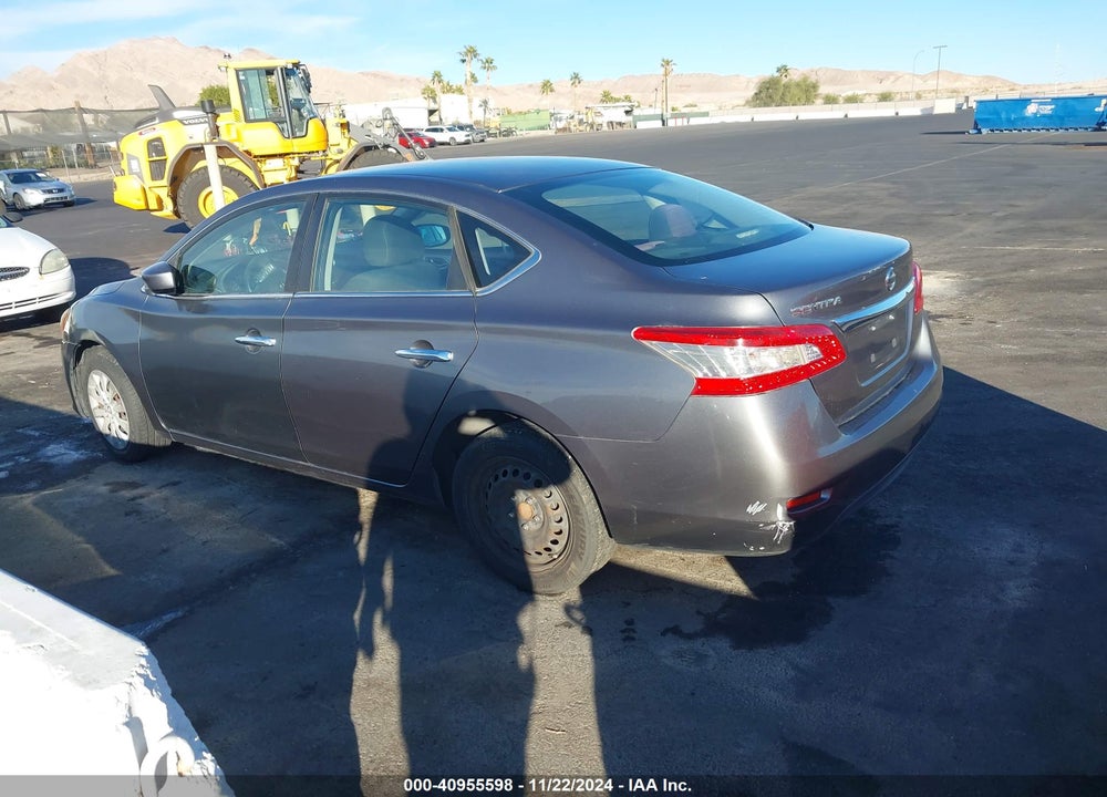2015 NISSAN SENTRA S VIN: 3N1AB7APXFY383868