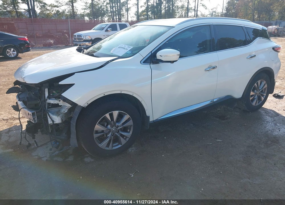 2015 NISSAN MURANO SL VIN: 5N1AZ2MG4FN248045