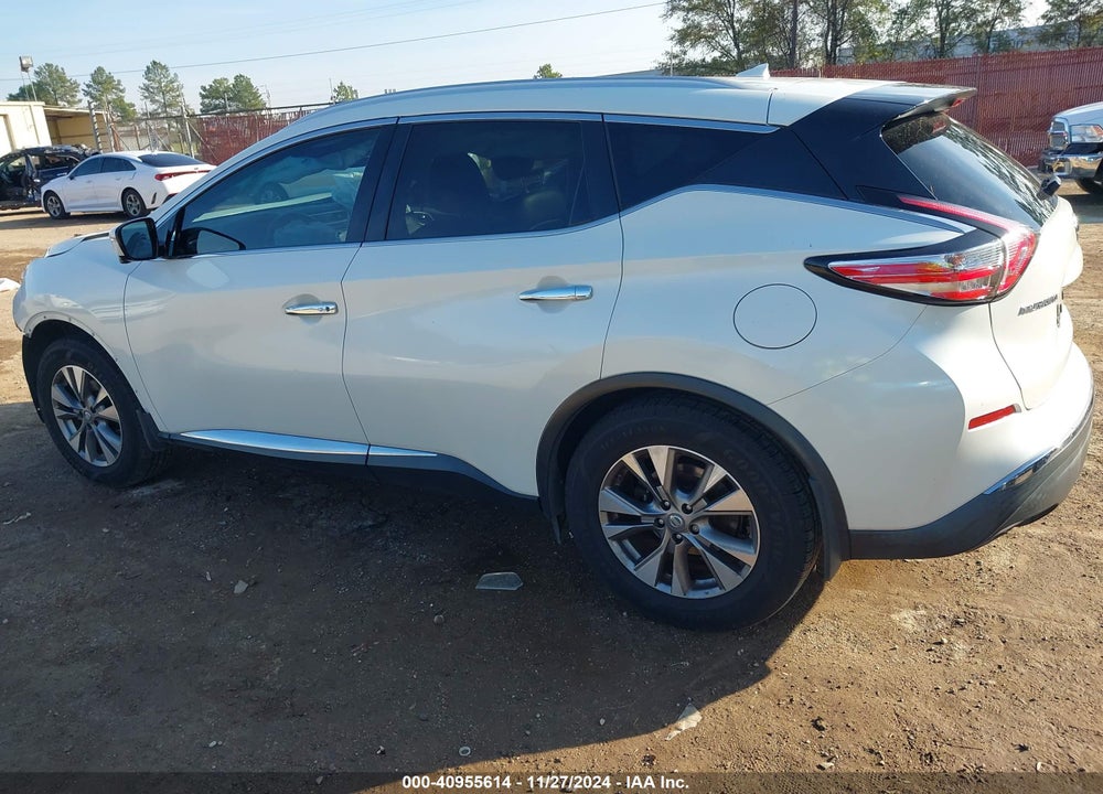 2015 NISSAN MURANO SL VIN: 5N1AZ2MG4FN248045