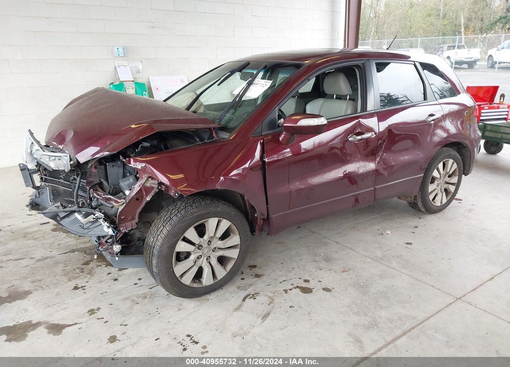 2011 ACURA RDX VIN: 5J8TB2H28BA000626
