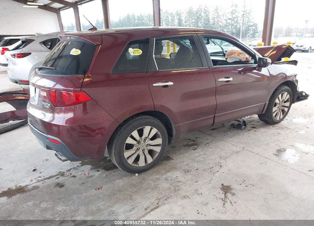 2011 ACURA RDX VIN: 5J8TB2H28BA000626