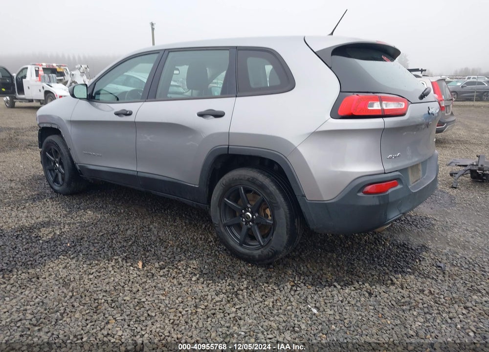 2016 JEEP CHEROKEE SPORT VIN: 1C4PJMAB6GW202805