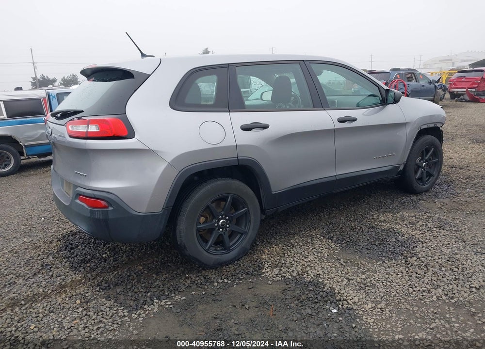 2016 JEEP CHEROKEE SPORT VIN: 1C4PJMAB6GW202805