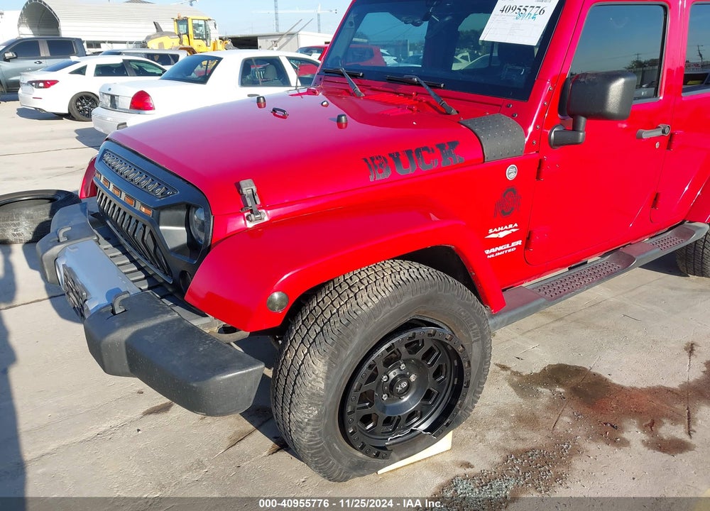 2012 JEEP WRANGLER UNLIMITED SAHARA VIN: 1C4BJWEG7CL190798