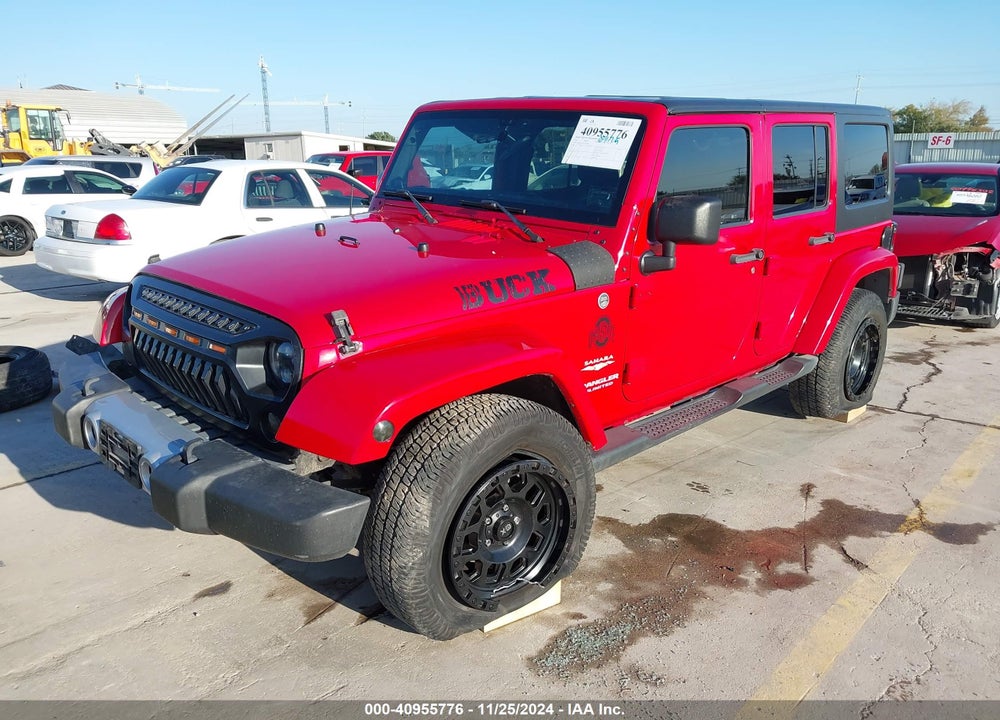 2012 JEEP WRANGLER UNLIMITED SAHARA VIN: 1C4BJWEG7CL190798