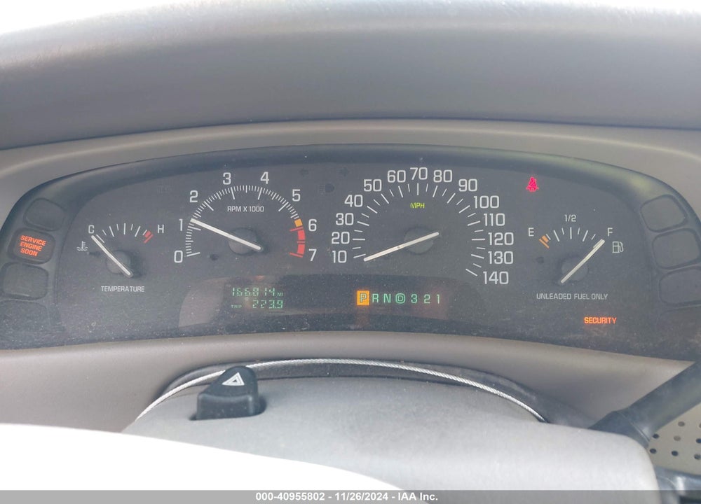 2000 BUICK PARK AVENUE VIN: 1G4CW52K8Y4192209